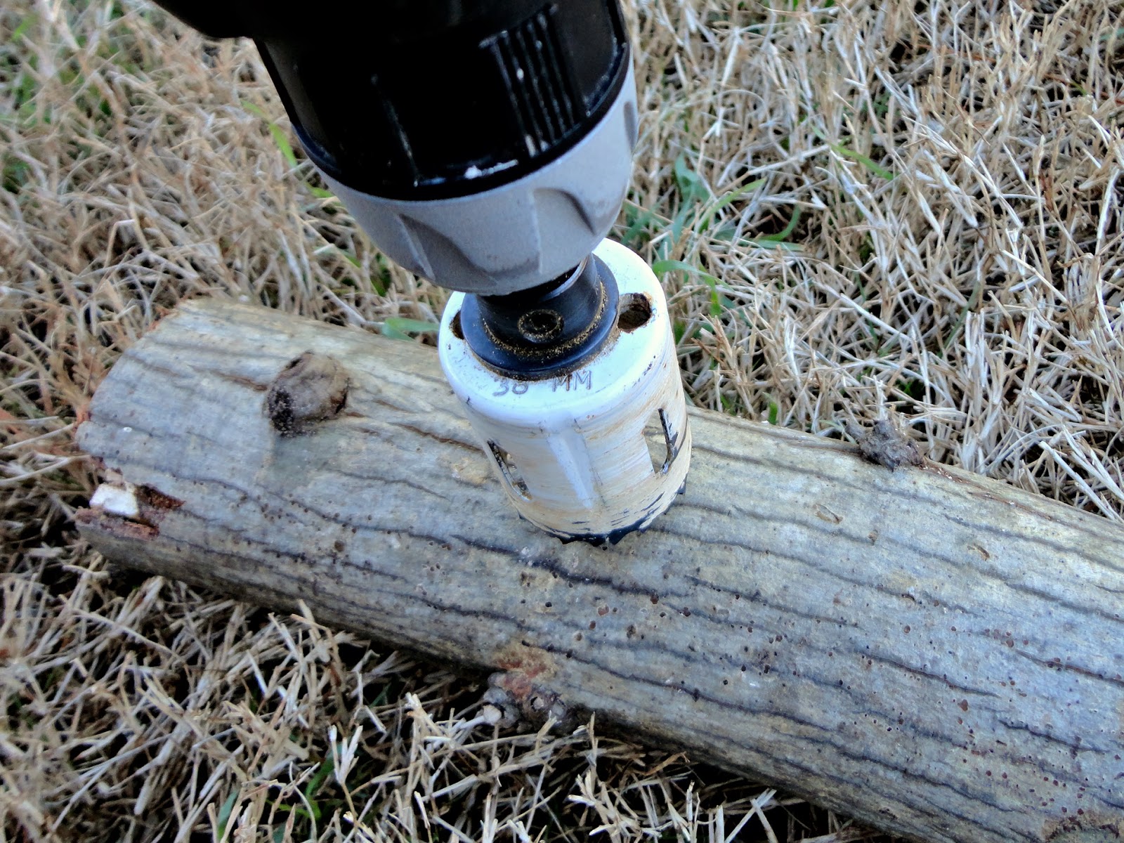 DIY Yule Log Candle Holder Fresh Eggs Daily® with Lisa Steele