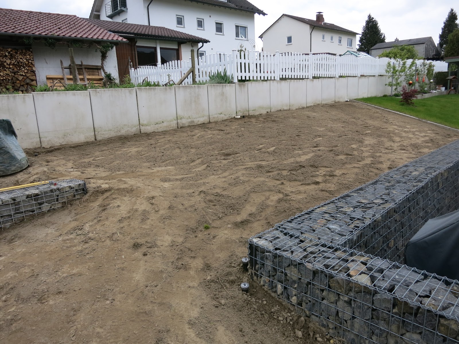 Preiswert bauen in teurer Gegend Finalisierung der Geländeform