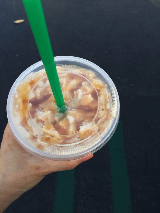 Starbucks Caramel Espresso Granita It has grown on me!
