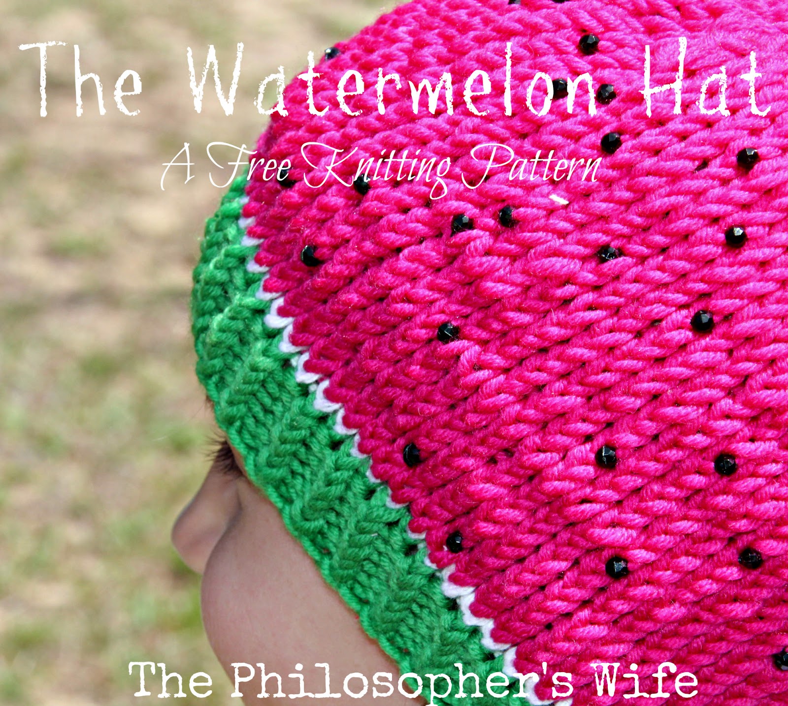 The Philosopher's Wife The Watermelon Hat A Free Knitting Pattern