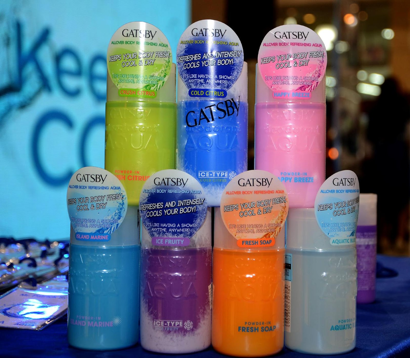 Gatsby Deodorant Aqua, now in the Philippines LionhearTV