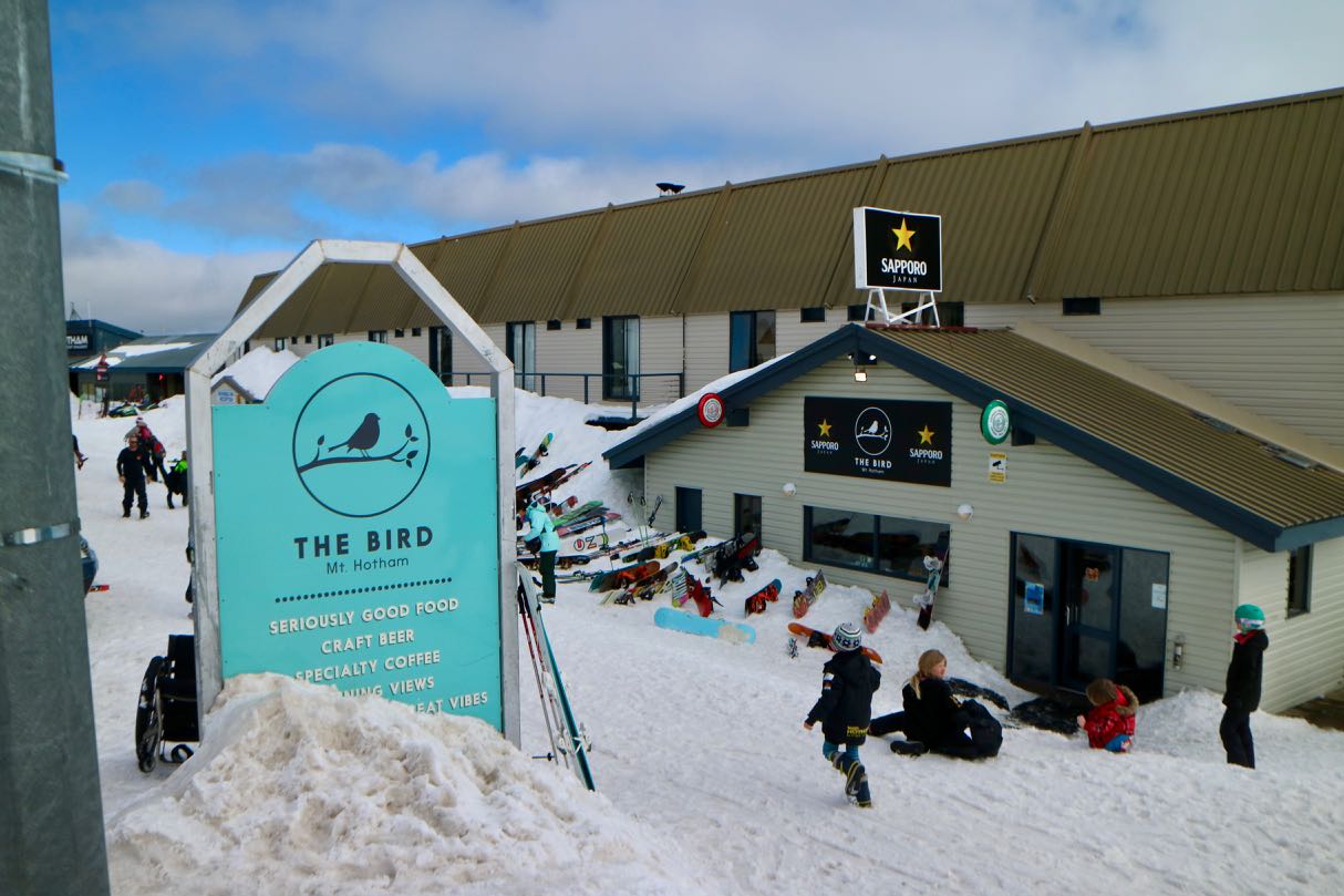 Green Gourmet Giraffe The Bird Cafe, Mt Hotham