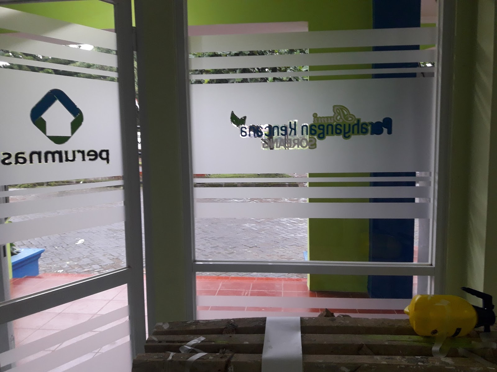 CUTTING STICKER KACA SANDBLAST CUSTOM 212 Sticker Cutting Stiker Bandung