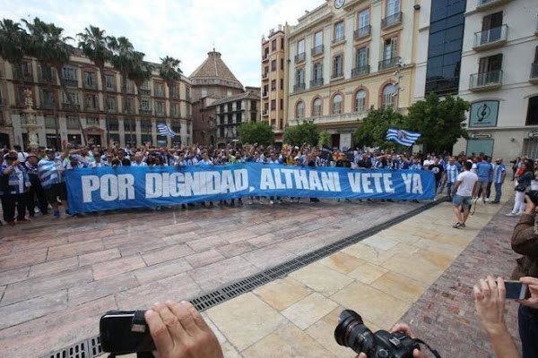 Málaga, protesta el sábado contra la gestión de Al-Thani