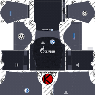 Schalke 04 2018/19 UCL Kit - Dream League Soccer Kits