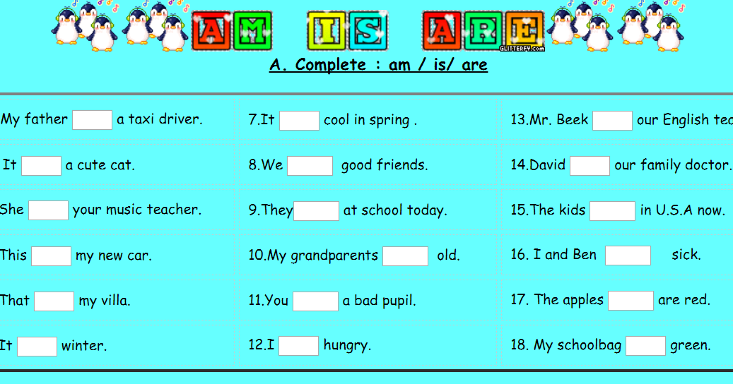 Тест форма c. Глагол ту би в английском языке упражнения для детей 2 класса. Am is are упражнения для детей. Am is are задания для детей. Упражнения на глагол to be в английском языке для детей 2 класса.
