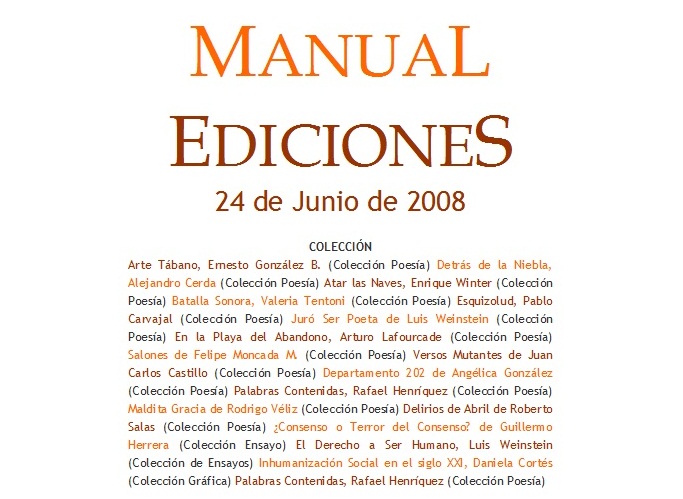 Manual Ediciones