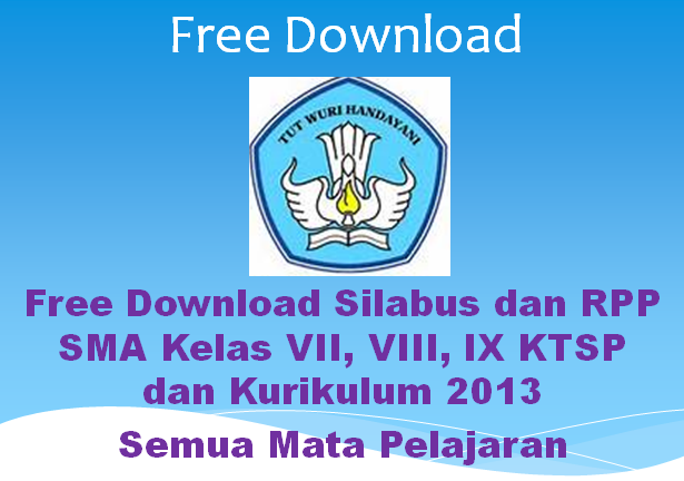 Free Download Silabus dan RPP SMA Kelas X, XII, XII KTSP