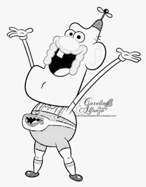 uncle grandpa coloring pages to print - photo #35
