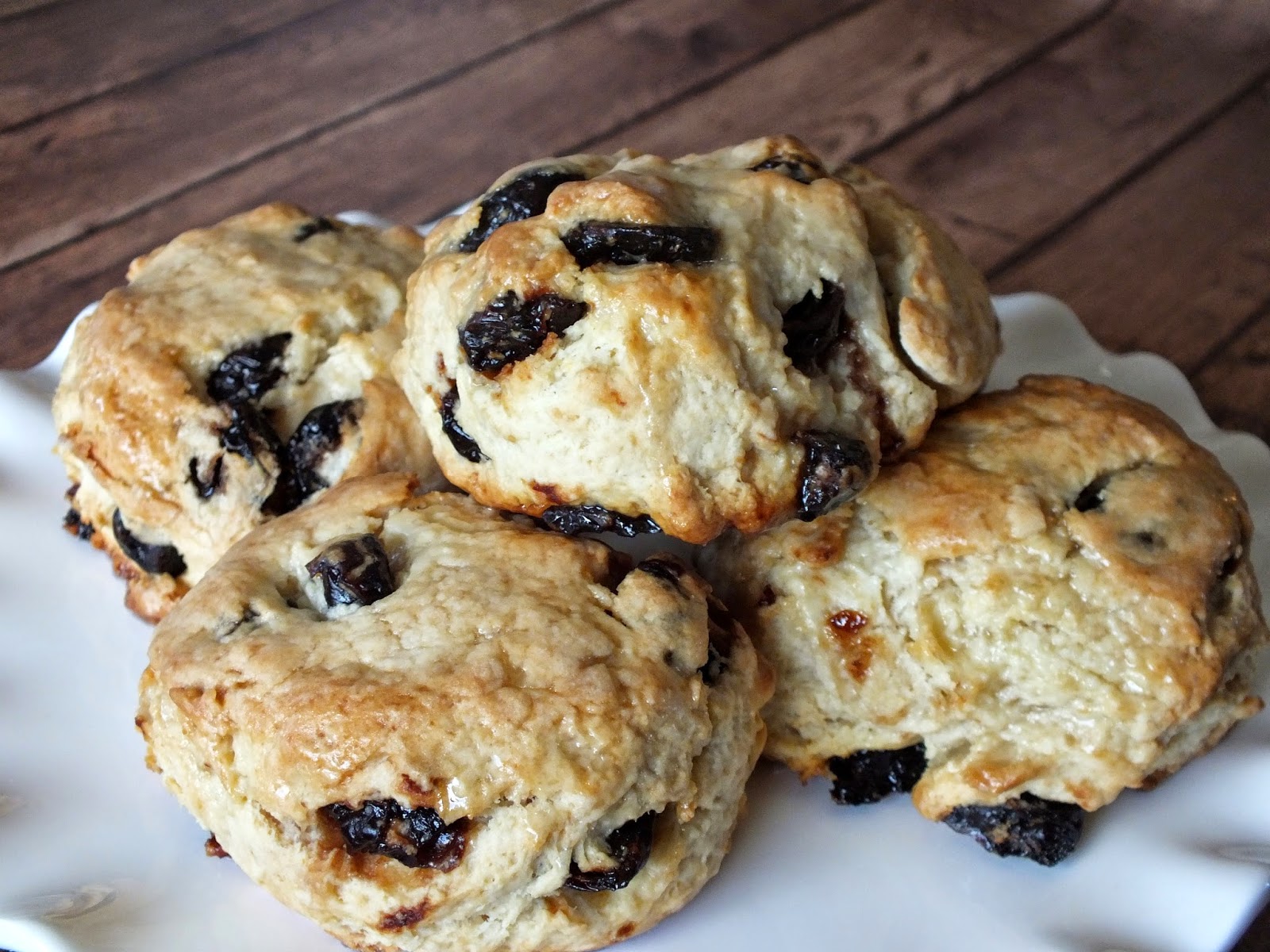 All That's Left Are The Crumbs Dried Cherry and Mahlab Scones 
