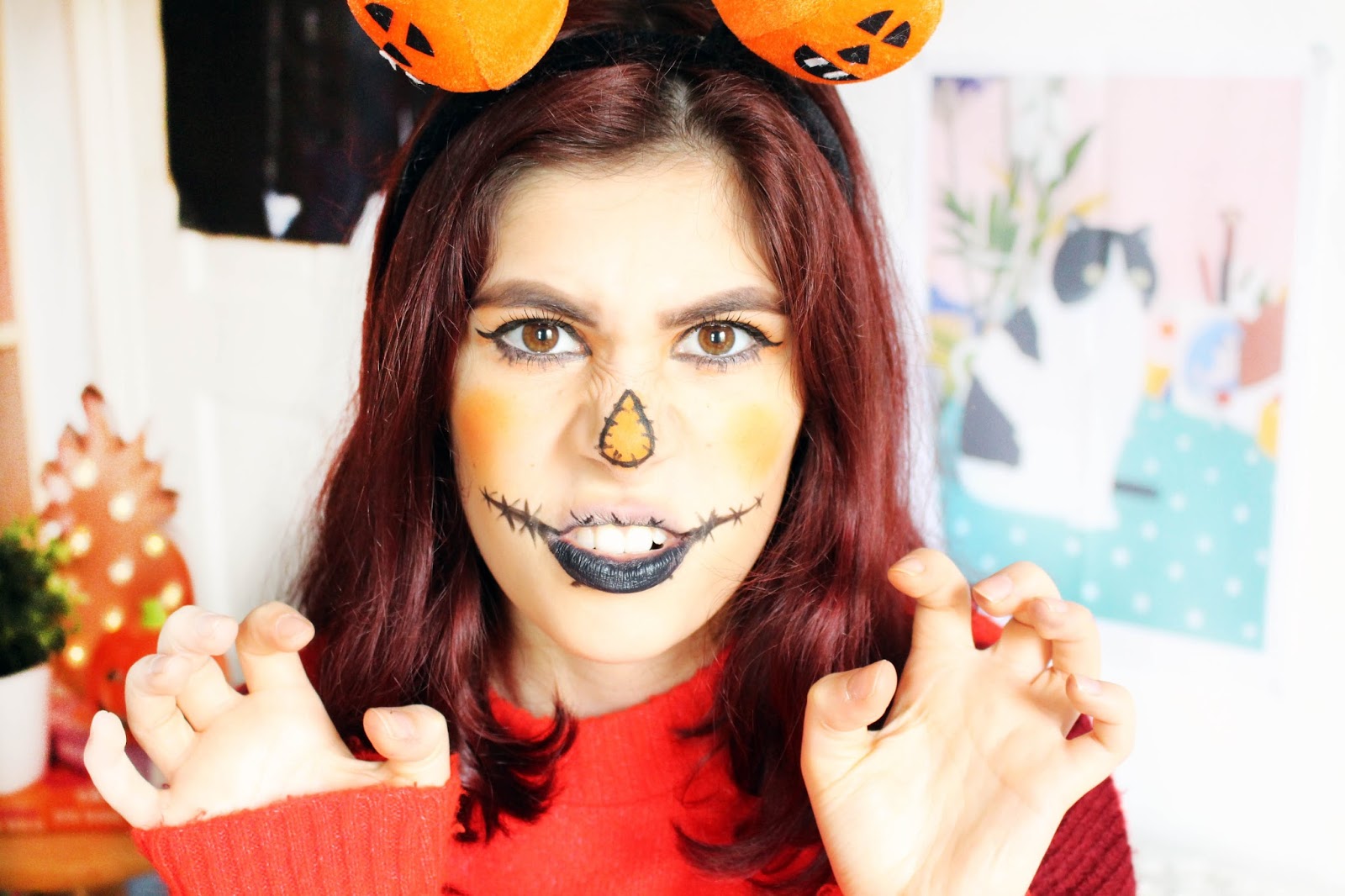 Easy Drugstore Pumpkin Halloween Look franalibi. UK beauty + lifestyle