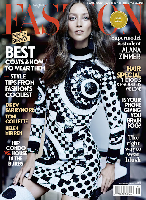 Fashion Model @ Alana Zimmer for Fashion Magazine, November 2015 