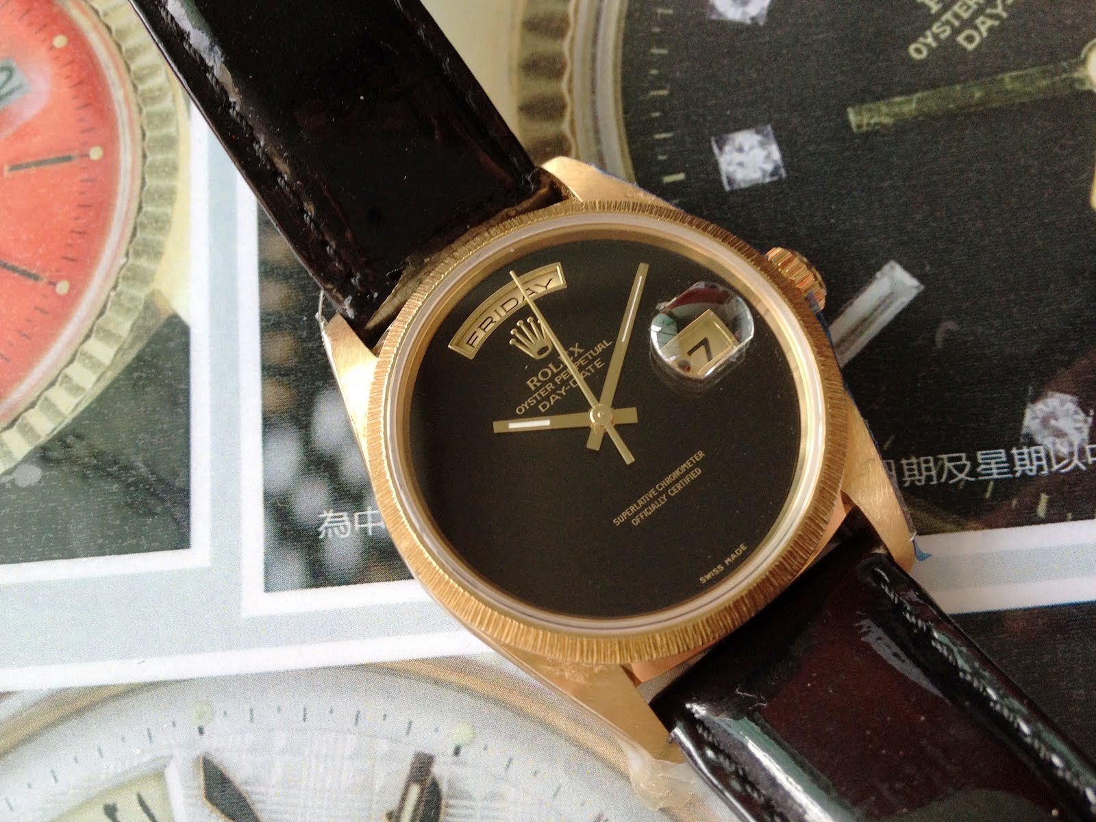 Hong Kong Watch Fever 香港發燒友 Rolex Day Date Ref 18248 Onyx Dial