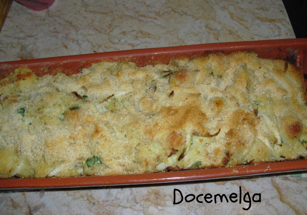 ...melga, mas doce!... Docemelga Bacalhau na Telha com Broa