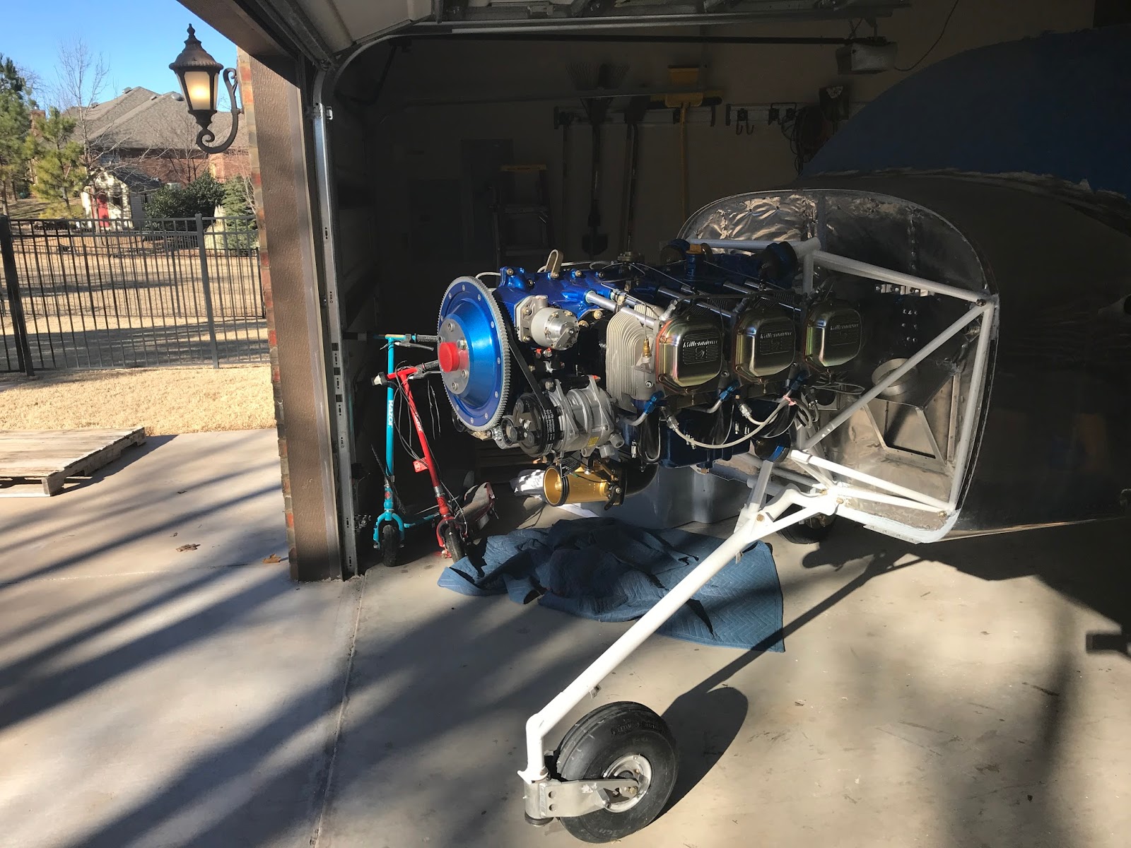 Operation "RV10" Engine Installation