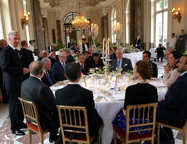 King and Queen Mathilde received the participants of Brussels-Asia Society Dialogue for dinner at the Royal Palace in Laeken