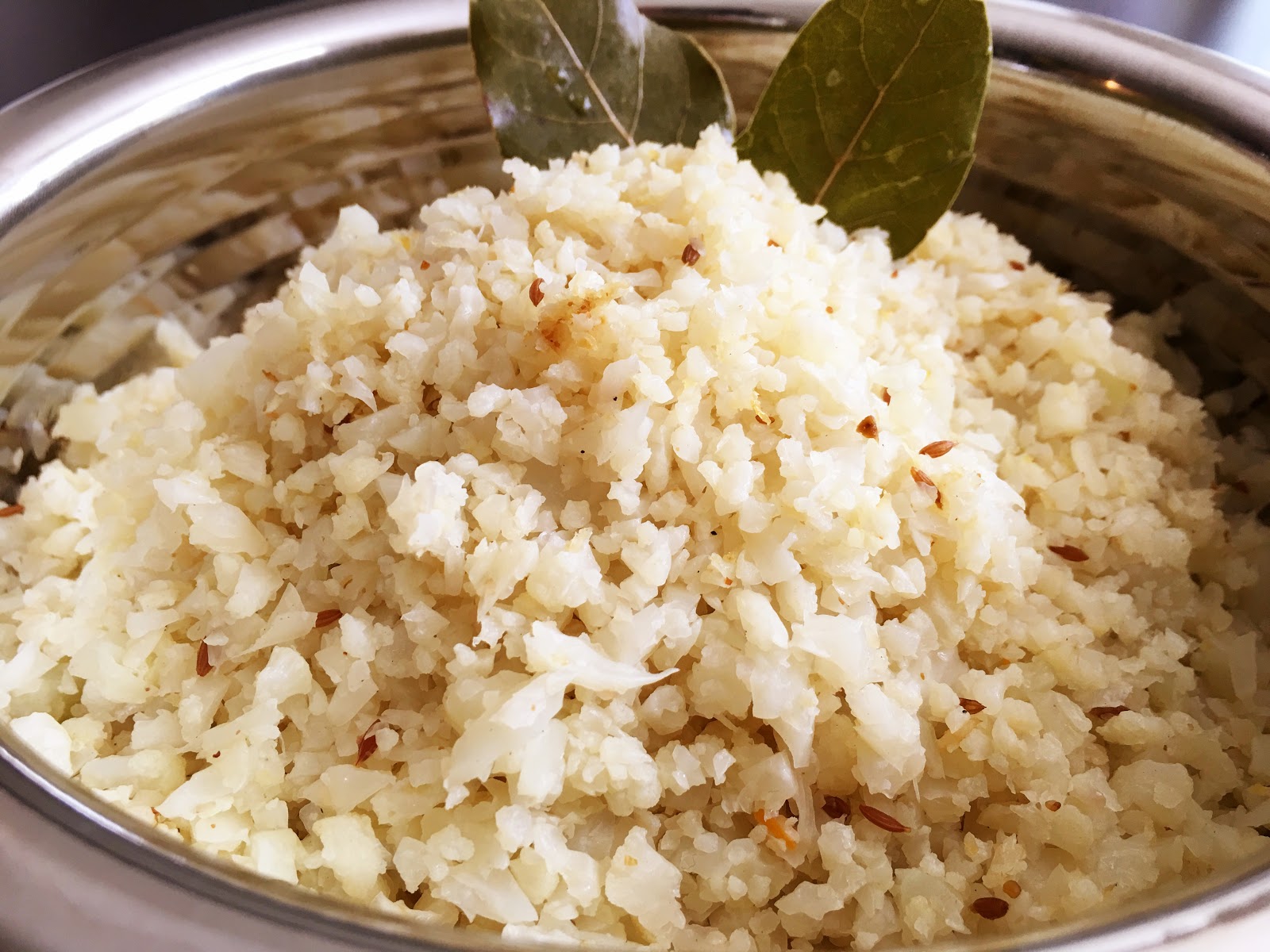 Fueling with Flavour Indian Cauliflower 'Rice'