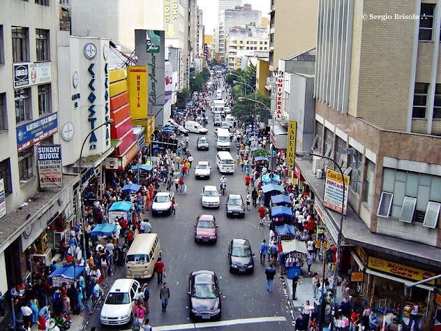 Panorâmica da Rua 25 de Março - Centro - São Paulo