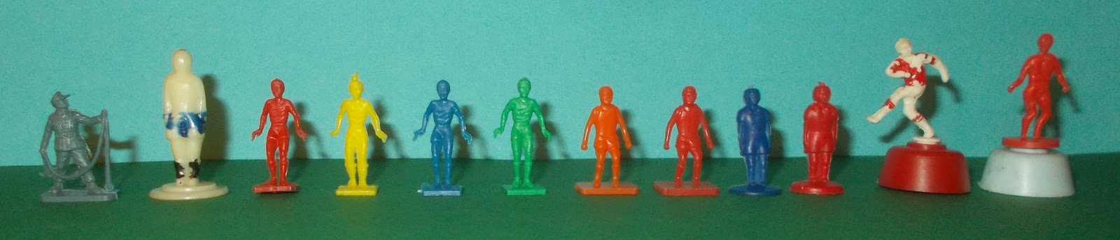 small plastic football figures