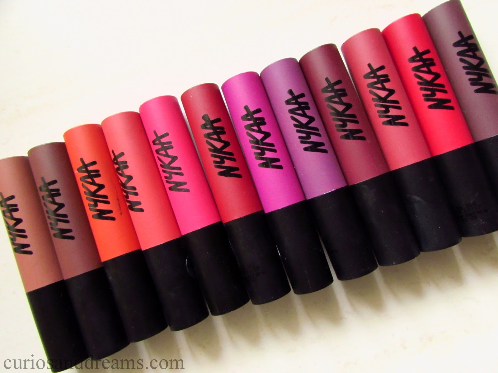 Nykaa Paintstix Review | Swatches of all 12 shades - The 