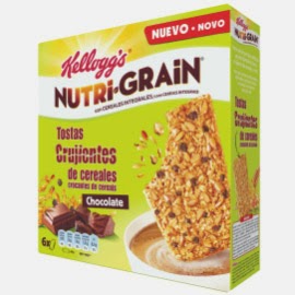 Nutri-Grain de Kellogg's tostas crujientes de cereales chocolate