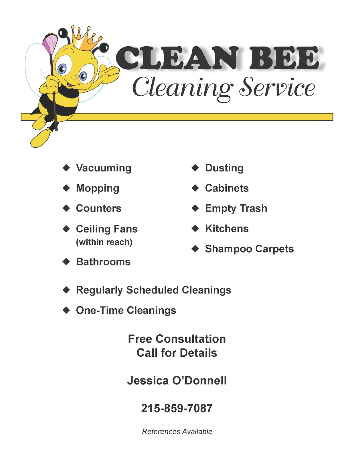 Cleaning House Free House Cleaning Flyers Templates