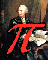 Leonhard Euler justo después de decidirse por la letra griega para denominar a la constante pi. Leonhard Euler justo después de decidirse por la letra griega para denominar a la constante pi.