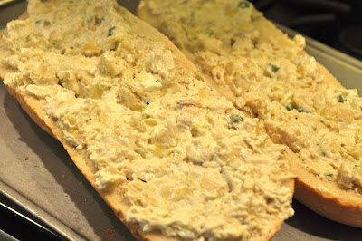 Cheesy Artichoke Bread