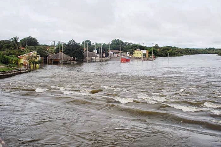 Em 4 meses paisagem da barragem do Rio Piracuruca muda totalmente - Imagem 2