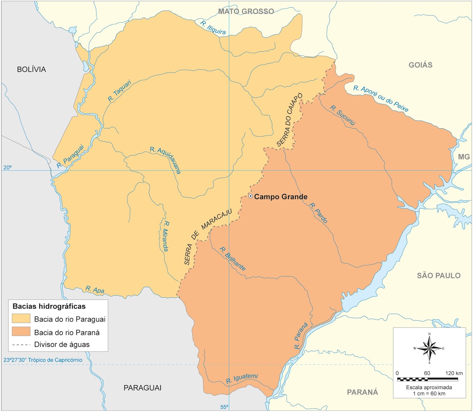 Mato Grosso do Sul 34 Bacias hidrográficas do Mato Grosso do Sul Mato Grosso do Sul 34 Bacias hidrográficas do Mato Grosso do Sul