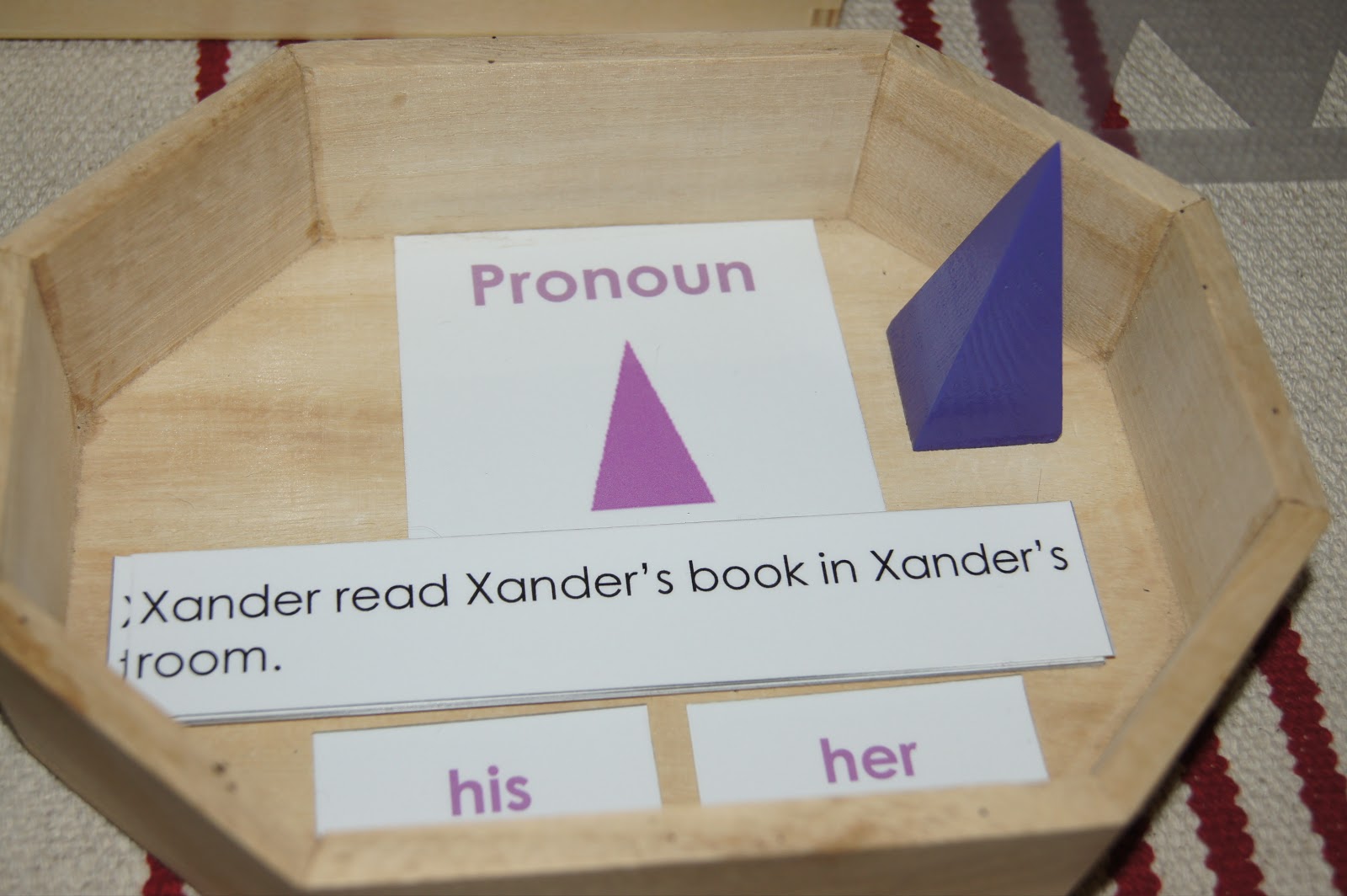 Introduction To Pronouns, Montessori Grammar At Home "Making Montessori Ours"