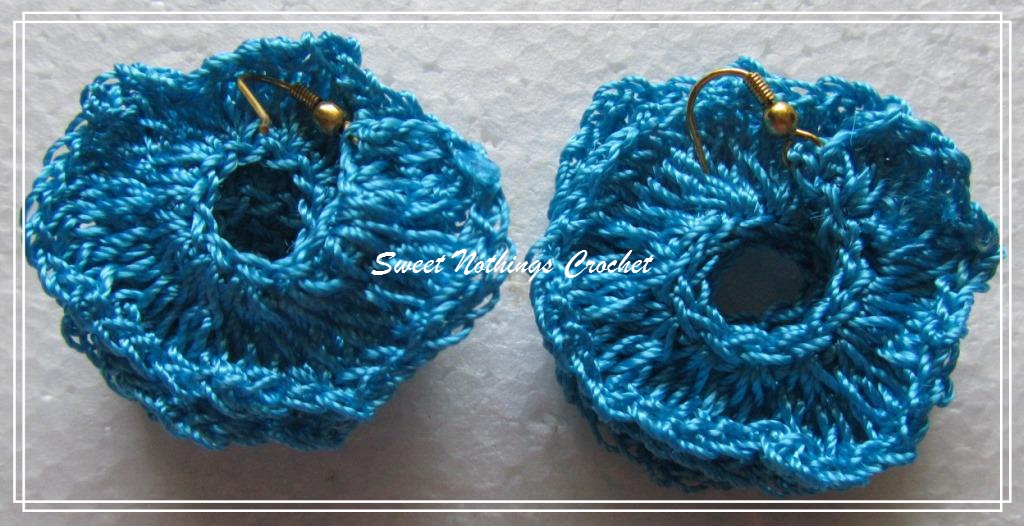 Sweet Nothings Crochet SQUIGGLY WIGGLY SPIRAL EAR RING
