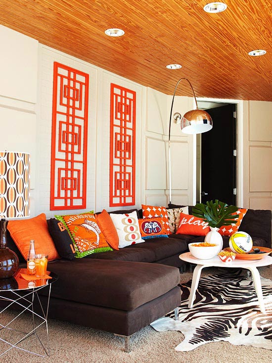 Elite Decor: 2015 Decorating Ideas with Orange Color