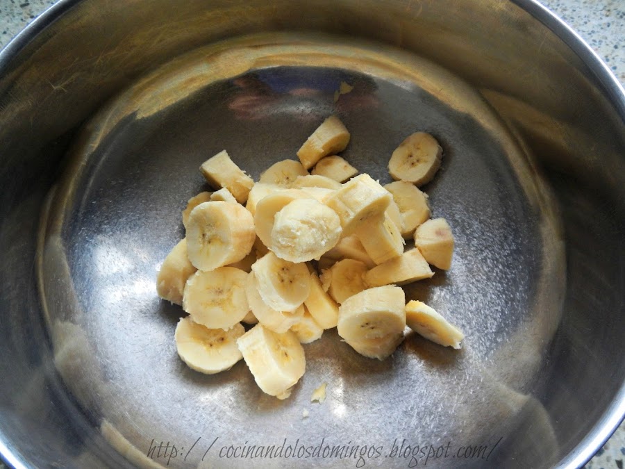 Budín vegano de banano