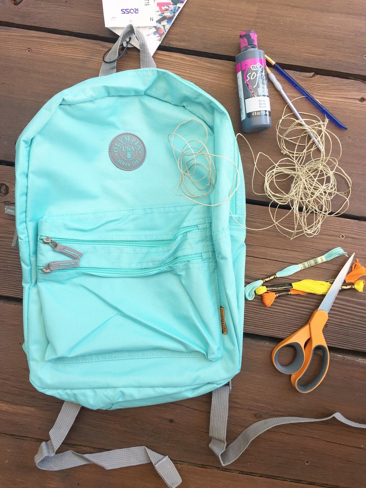 House Homemade The Global Styler DIY Backpack Decor