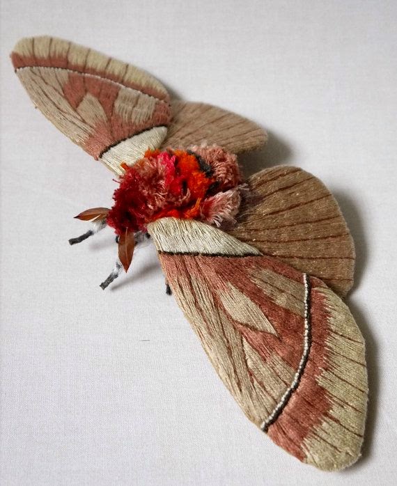 haftowany motyl 3D