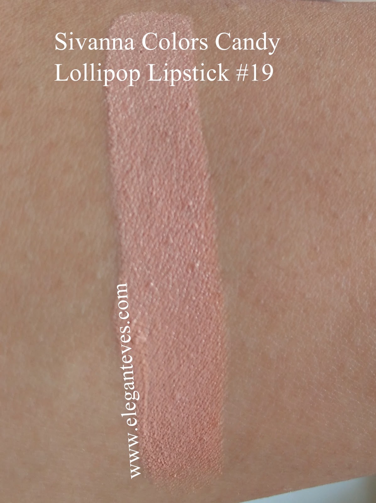 Sivanna Colors Candy Lollipop Lipstick19 and how to use a nudebeige