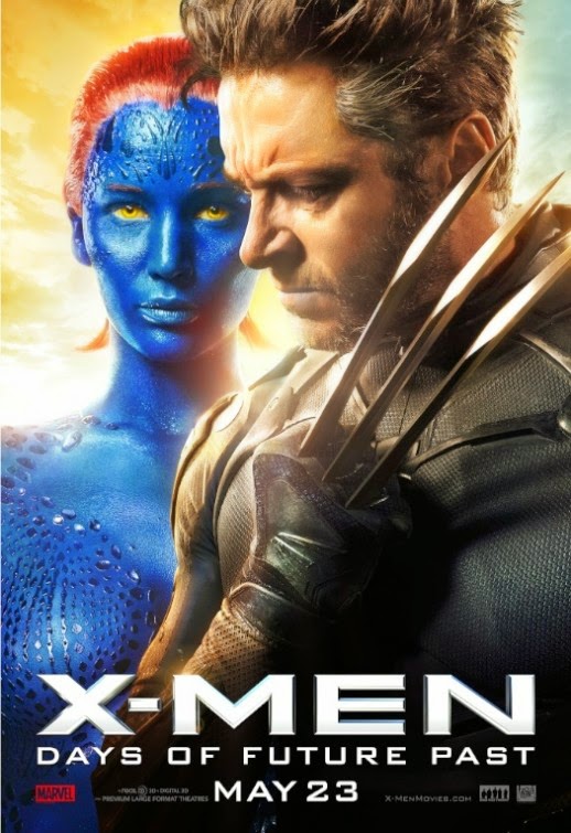 Jennifer Lawrence as Mystique as Hugh Jackman as Wolverine