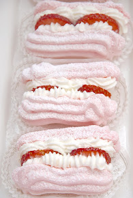 Strawberry Shortcake Meringue Sandwiches