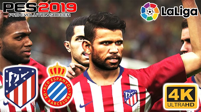 PES 2019 | Atletico Madrid vs Espanyol | Spain LaLiga Santander | PC GamePlaySSS