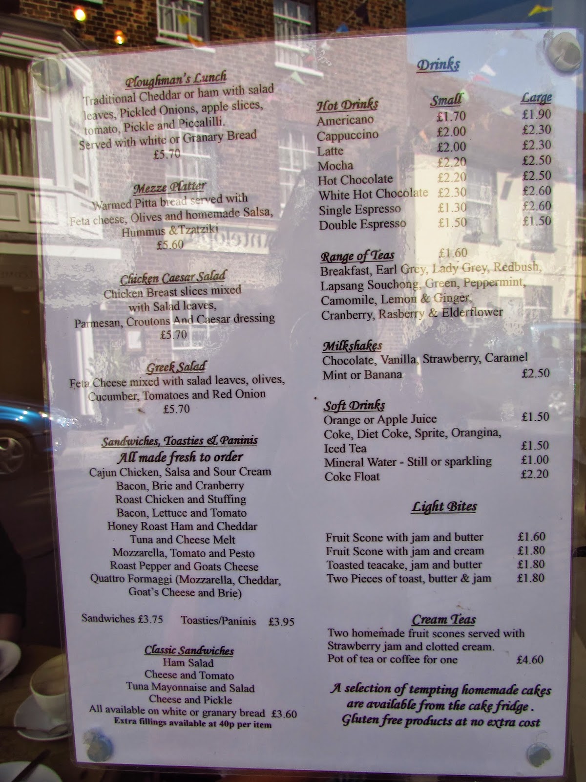 The Buttercup Bakery Reviewed The Little Teapot Cafe, Poole High Street