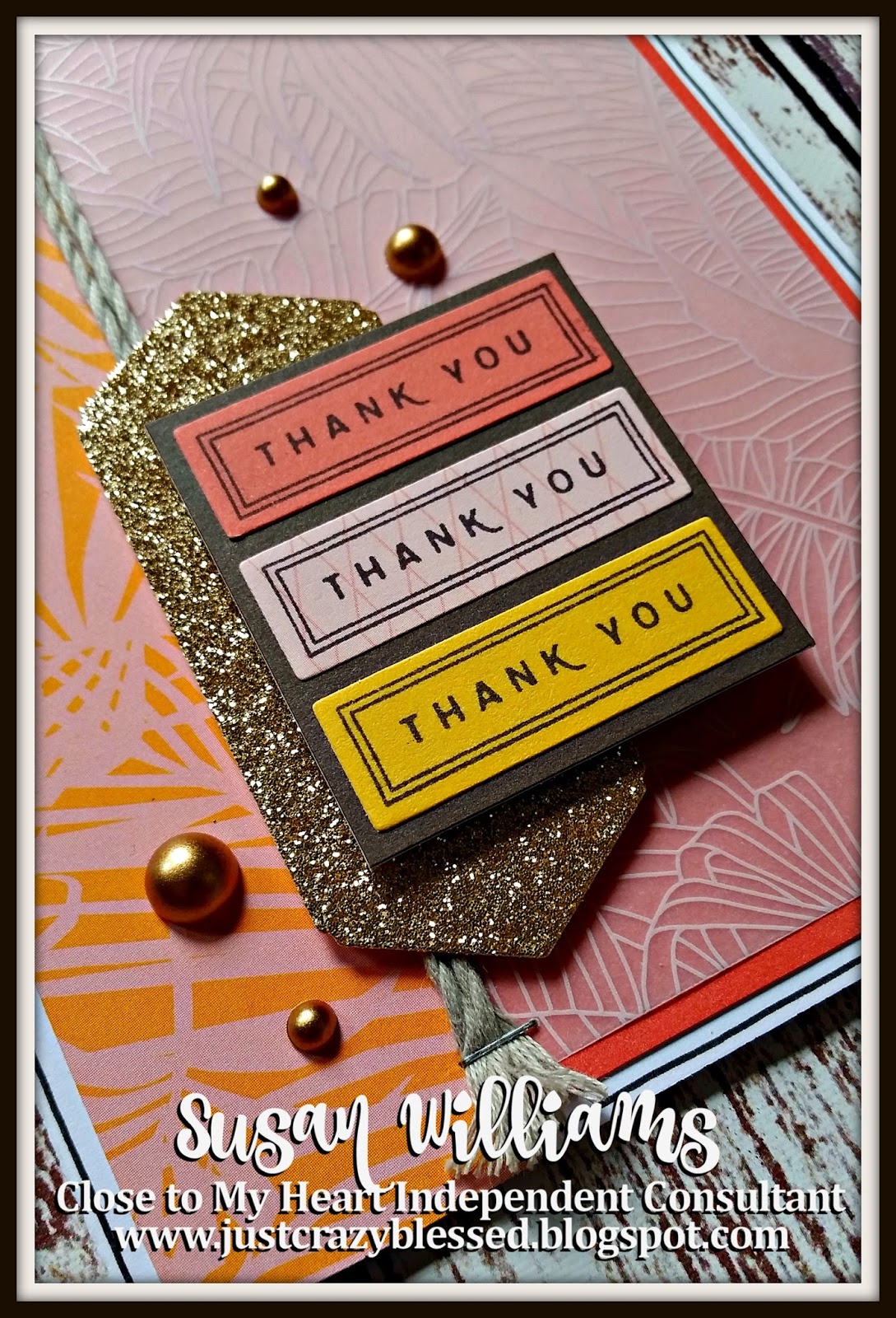 Just Crazy Blessed Postcard Perfect Cardmaking with Cutting