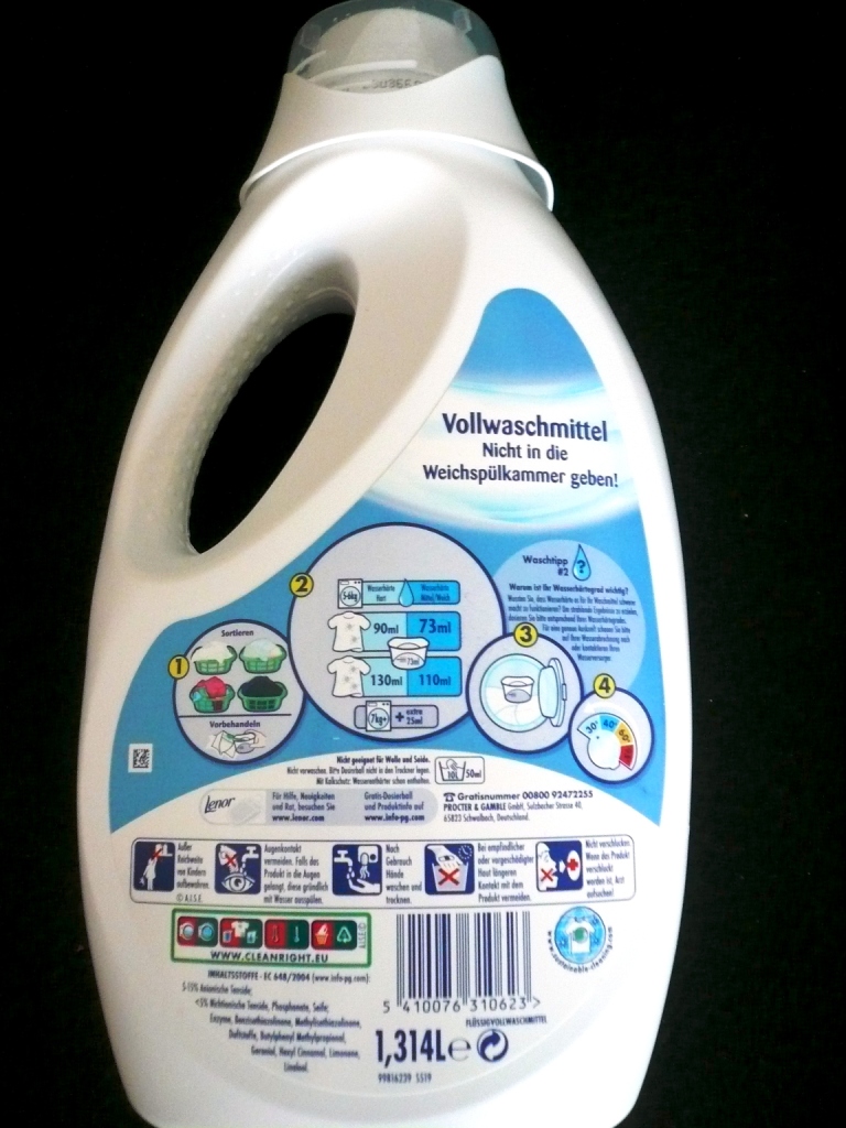 Wo Bekomme Ich Eine Dosierhilfe Für Waschmittel Dine´s Test- & Erlebnisseite: Lenor Vollwaschmittel - ein Waschmittel