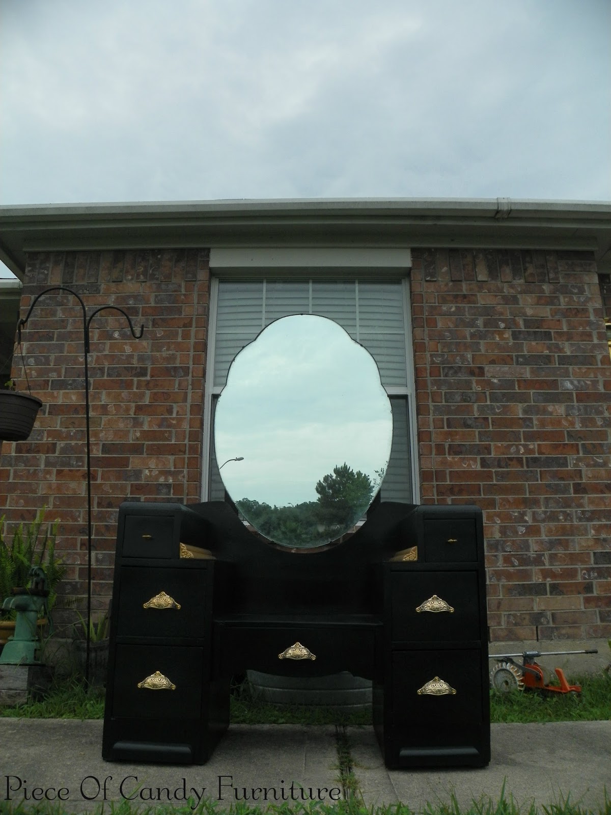 Piece Of Candy Furniture High Gloss Black Vanity.....