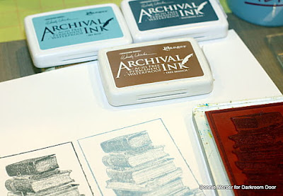 crafty goodies: Try It Tuesday~more Book Stack Photo Stamp by Darkroom ...