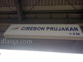 tiba di Stasiun Cirebon Prujakan