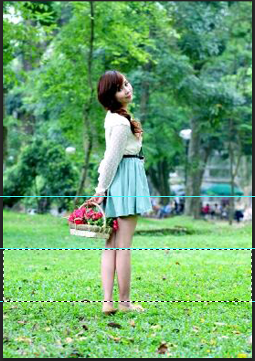 Hướng dẫn kéo chân dài ra trong Photoshop CS6