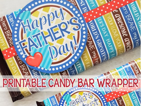 {NEW} Father's Day XL Candy Bar Wrappers!