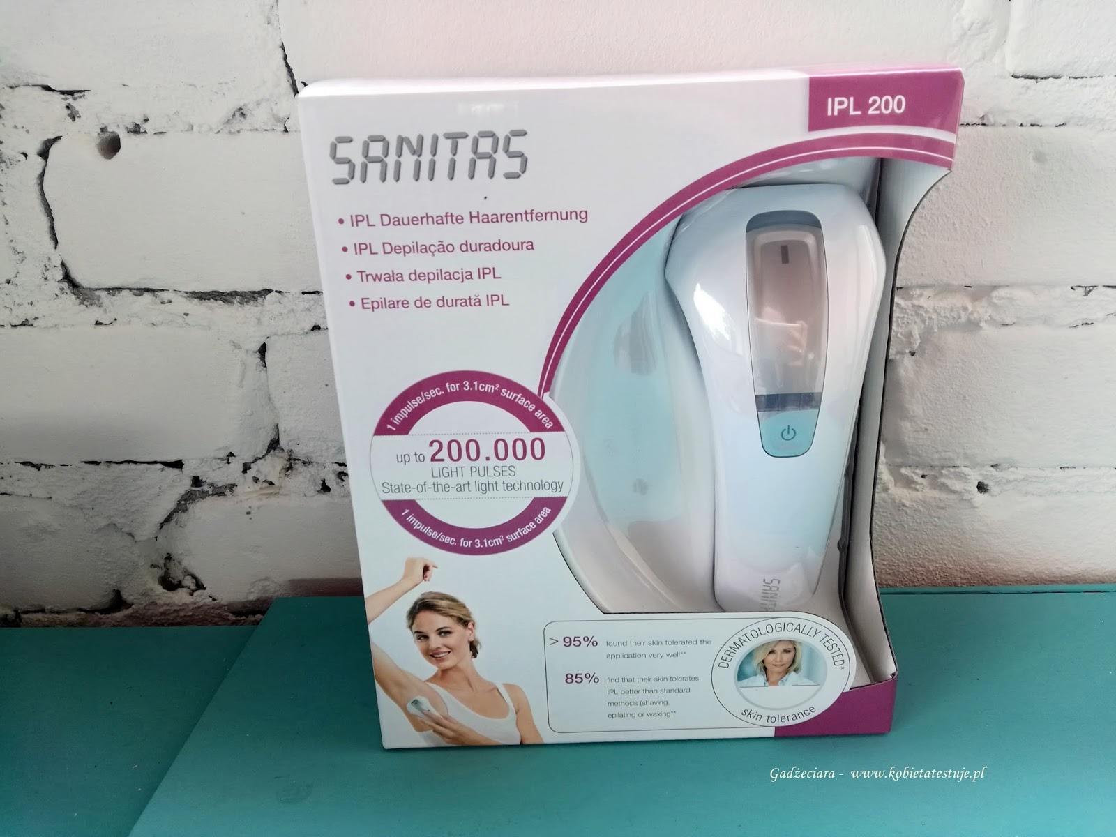 Depilator IPL Sanitas z Lidla jak działa? Gadżeciara Kobieta testuje
