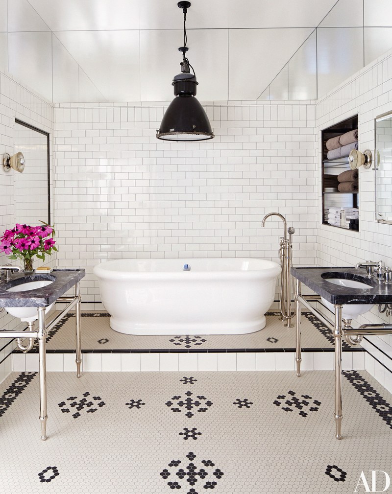 image result for Meg Ryan New York apartment farmhouse bathroom #modernfarmhouse